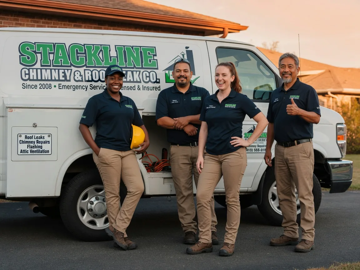 Chimney flashing repair company in Linesville, PA